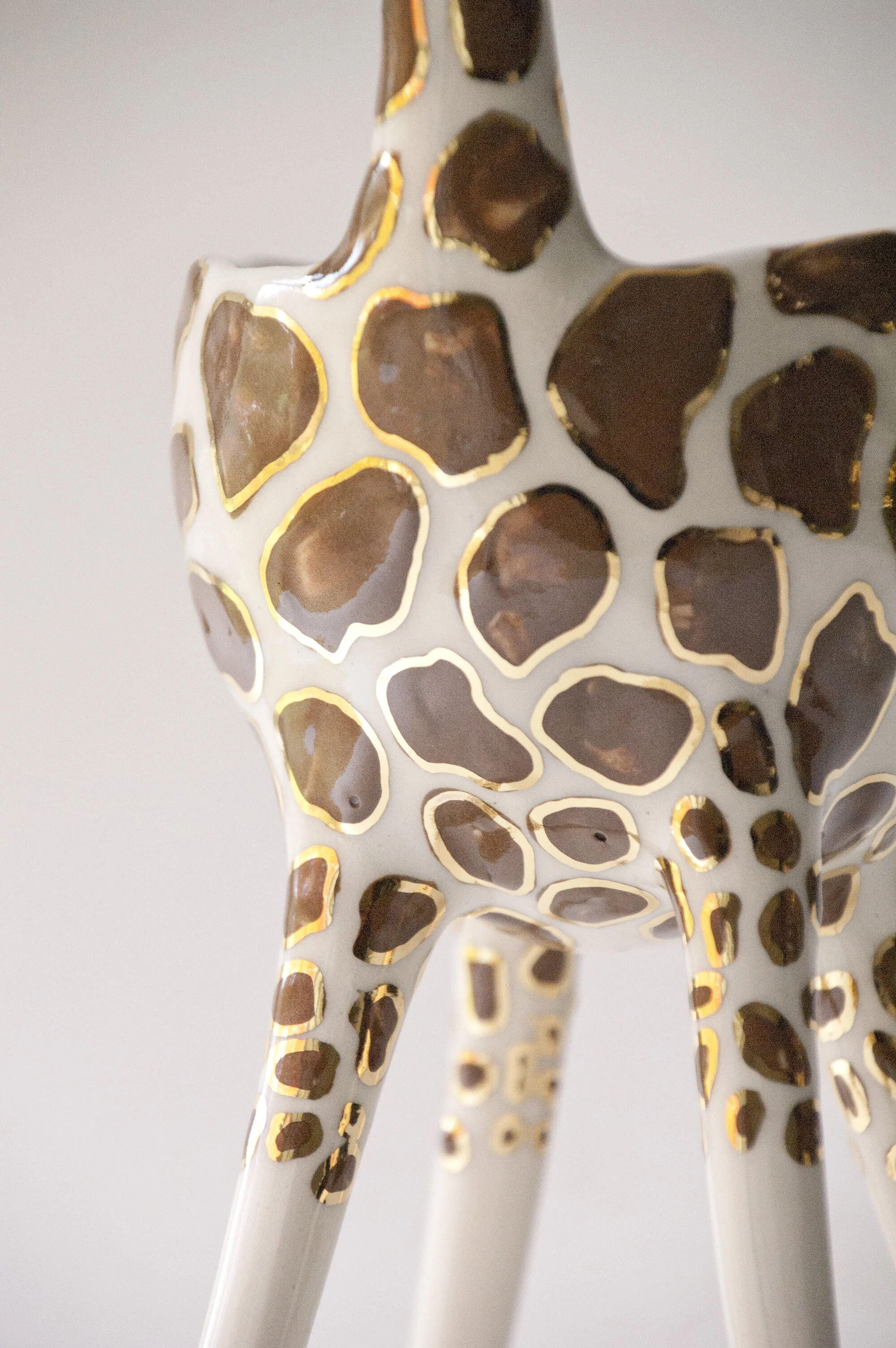 Gold Spotted Giraffe Bowl — AP Curiosities